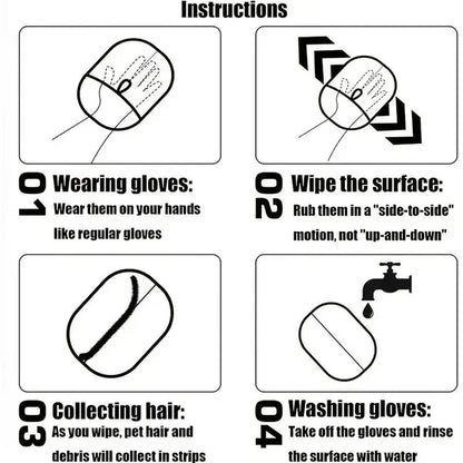 Eezypets™ Premium Pet Hair Removal Glove