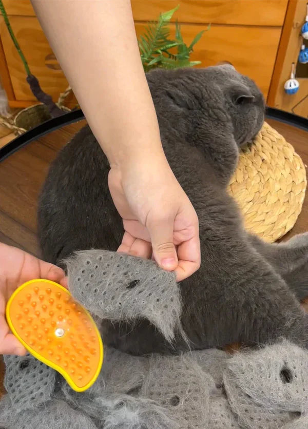 Eezypets™ Steamy Silicone Cat Dog Grooming & Bath Brush